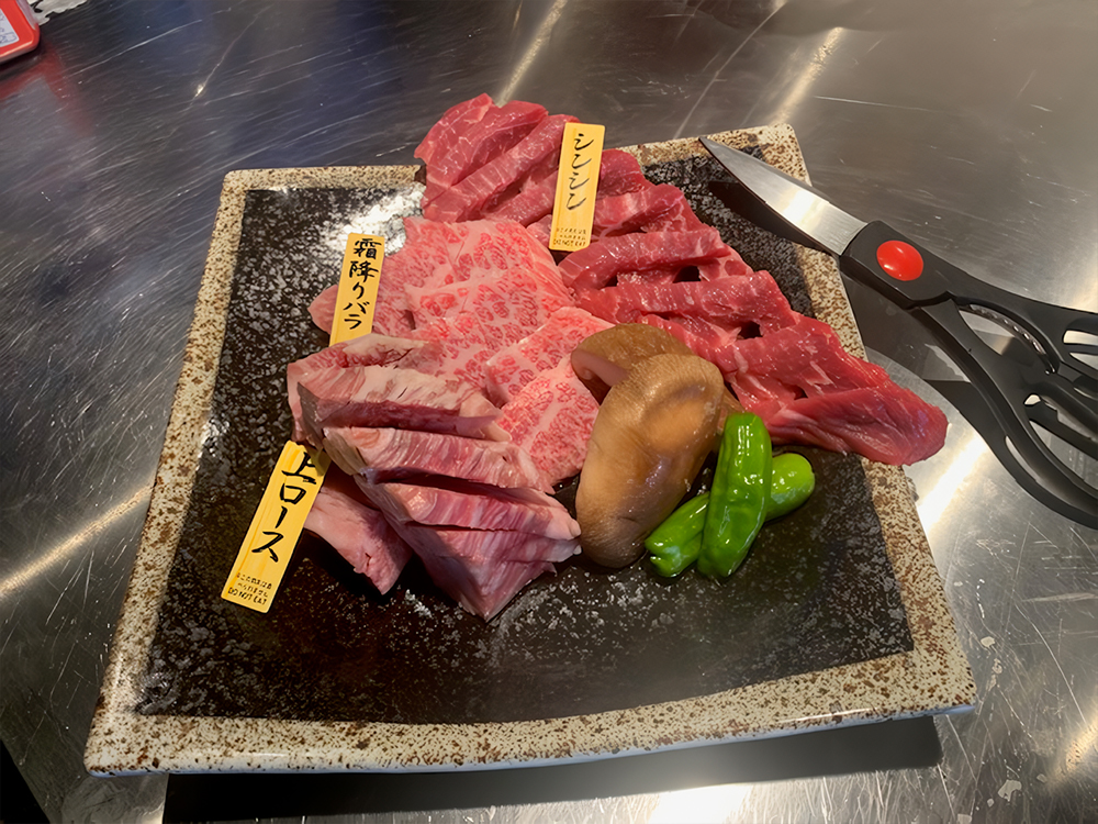 とだステーキ3種盛合せ